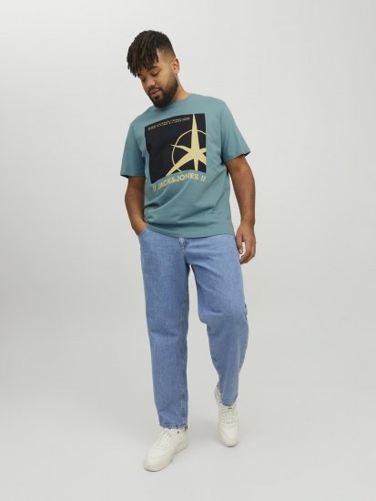 Jack & Jones Conrad T-Shirt Grey - T-shirts - T-shirts Homem Tamanhos Grandes