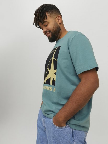 Jack & Jones Conrad T-Shirt Grey - T-shirts - T-shirts Homem Tamanhos Grandes