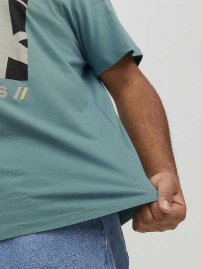 Jack & Jones Conrad T-Shirt Grey - T-shirts - T-shirts Homem Tamanhos Grandes