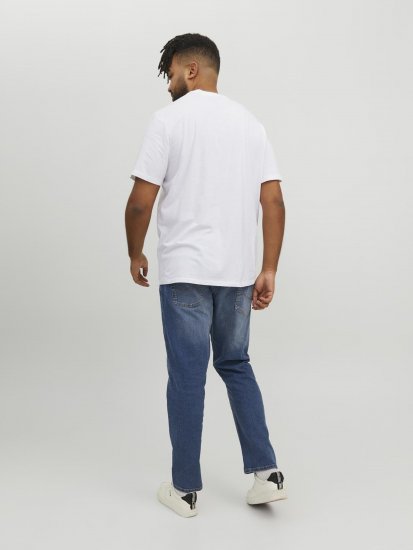 Jack & Jones Conrad T-Shirt White - T-shirts - T-shirts Homem Tamanhos Grandes