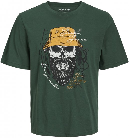 Jack & Jones Roxbury T-Shirt Green - T-shirts - T-shirts Homem Tamanhos Grandes
