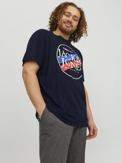 Jack & Jones Codyy T-Shirt Navy - T-shirts - T-shirts Homem Tamanhos Grandes