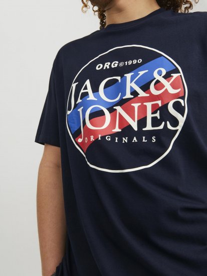 Jack & Jones Codyy T-Shirt Navy - T-shirts - T-shirts Homem Tamanhos Grandes