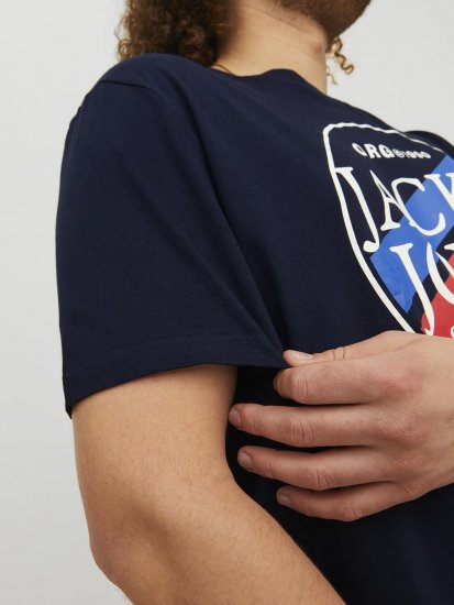 Jack & Jones Codyy T-Shirt Navy - T-shirts - T-shirts Homem Tamanhos Grandes