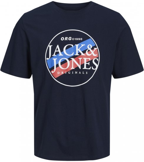 Jack & Jones Codyy T-Shirt Navy - T-shirts - T-shirts Homem Tamanhos Grandes