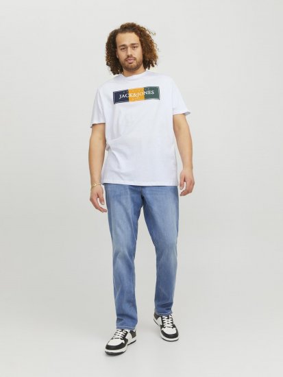 Jack & Jones Codyy T-Shirt White - T-shirts - T-shirts Homem Tamanhos Grandes