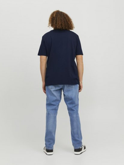 Jack & Jones Copenhagen Photo T-Shirt Navy - T-shirts - T-shirts Homem Tamanhos Grandes