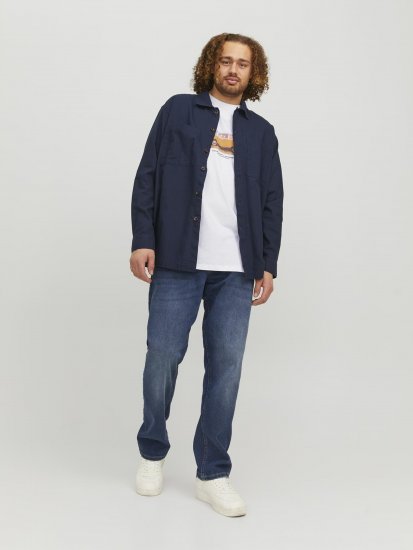 Jack & Jones Copenhagen Photo T-Shirt White - T-shirts - T-shirts Homem Tamanhos Grandes