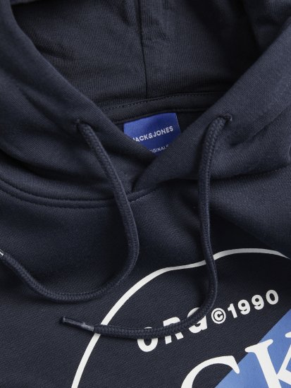 Jack & Jones Codyy Hoodie Navy - Sweatshirts & Hoodies - Sweatshirt & Camisolas com Capuz tamanhos grandes
