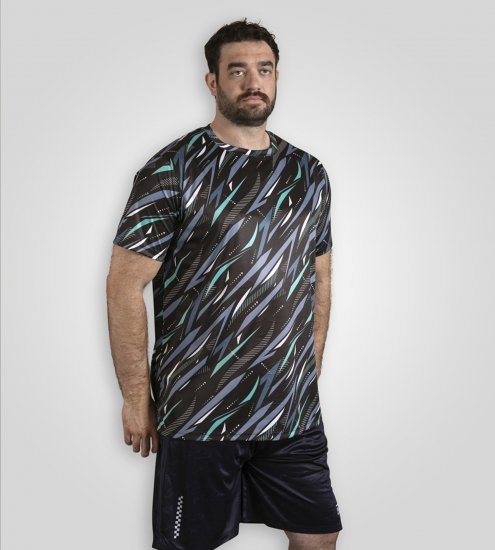 D555 Nottingham T-shirt Lightweight Black - T-shirts - T-shirts Homem Tamanhos Grandes