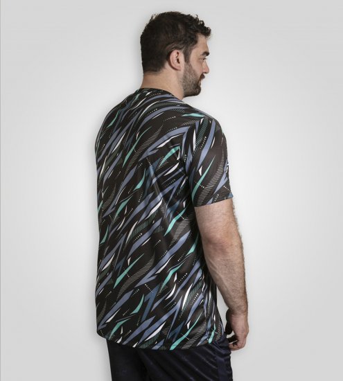 D555 Nottingham T-shirt Lightweight Black - T-shirts - T-shirts Homem Tamanhos Grandes