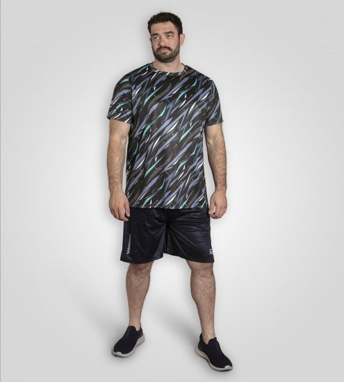 D555 Nottingham T-shirt Lightweight Black - T-shirts - T-shirts Homem Tamanhos Grandes