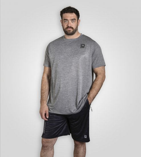 D555 Retford T-Shirt Lightweight Peach Finished Grey - T-shirts - T-shirts Homem Tamanhos Grandes