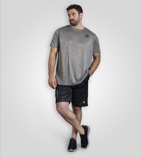 D555 Retford T-Shirt Lightweight Peach Finished Grey - T-shirts - T-shirts Homem Tamanhos Grandes