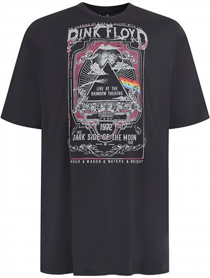 D555 Blackpool T-Shirt Official Pink Floyd Black - T-shirts - T-shirts Homem Tamanhos Grandes
