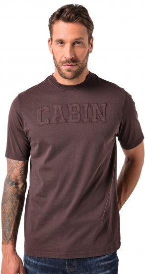 JP1880 T-Shirt Cabin Vintage Mocha TALL - ROUPAS DE HOMEM MT-6XLT - Tamanhos-Tall Homem