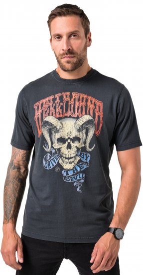 JP1880 T-Shirt Driven By The Devil Black - T-shirts - T-shirts Homem Tamanhos Grandes