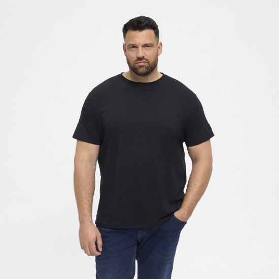 North Latitude T-Shirt O-Neck Black TALL - TALL T-shirts - T-Shirts para Homens Altos
