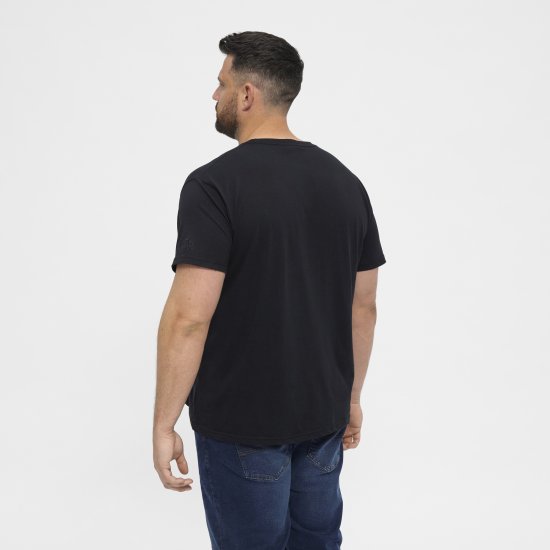 North Latitude T-Shirt O-Neck Black TALL - TALL T-shirts - T-Shirts para Homens Altos