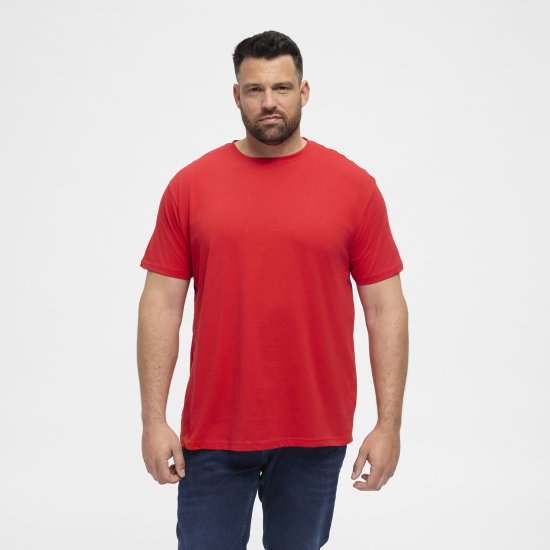 North Latitude T-Shirt O-Neck Red TALL - TALL T-shirts - 