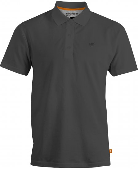Motley Denim Bratislava Polo Charcoal - Pólos - Pólos Tamanhos Grandes Homem