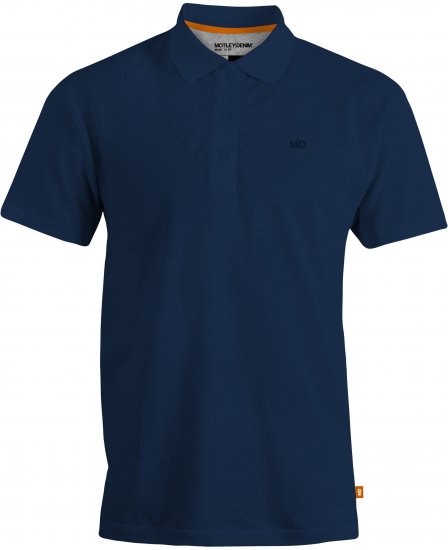 Motley Denim Bratislava Polo Navy - Pólos - Pólos Tamanhos Grandes Homem
