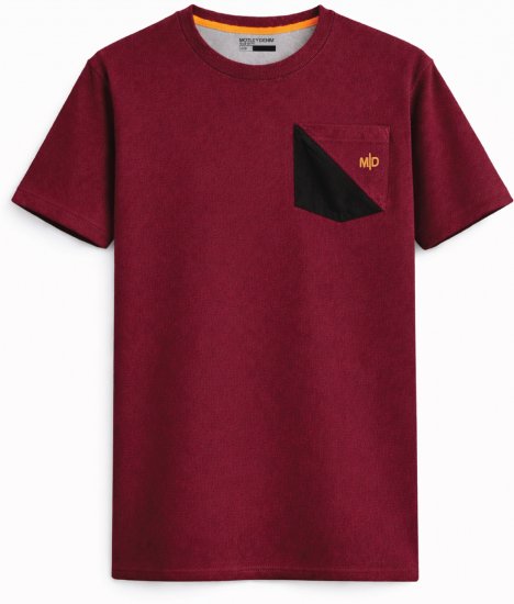 Motley Denim Milan T-shirt Vermelho - T-shirts - T-shirts Homem Tamanhos Grandes