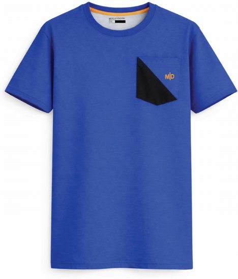 Motley Denim Milan T-shirt Azul royal - T-shirts - T-shirts Homem Tamanhos Grandes