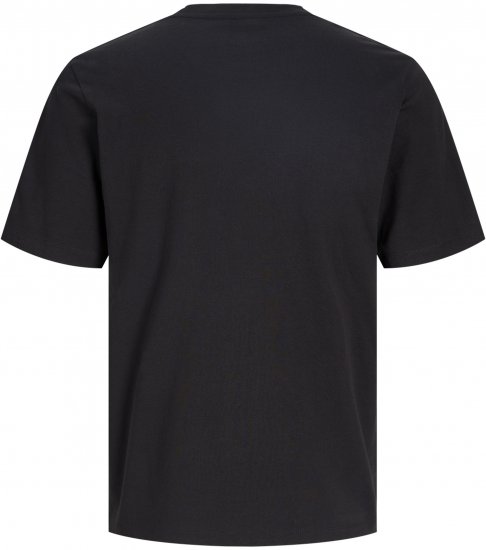 Jack & Jones Kevin T-Shirt Preta - T-shirts - T-shirts Homem Tamanhos Grandes