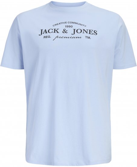 Jack & Jones Kevin T-Shirt Azul - T-shirts - T-shirts Homem Tamanhos Grandes