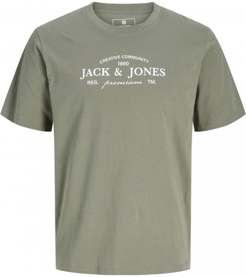 Jack & Jones Kevin T-Shirt Cinzenta - T-shirts - T-shirts Homem Tamanhos Grandes