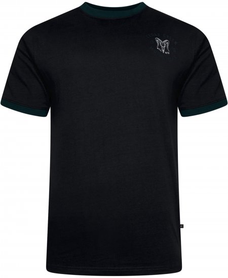 Kam Jeans 5793 Cedar Creek Reverse Print Tee Black - T-shirts - T-shirts Homem Tamanhos Grandes