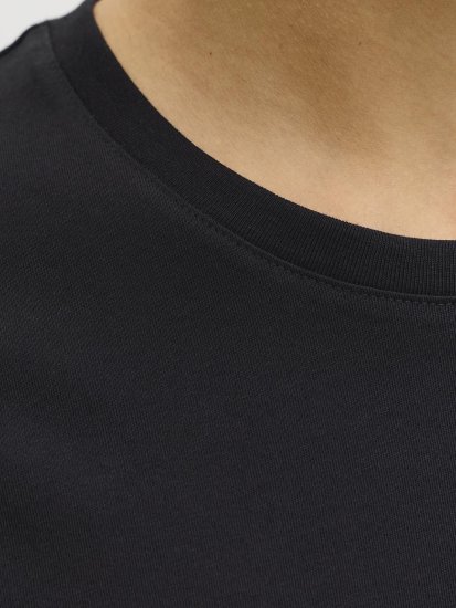 Jack & Jones Dover Denim O-Neck T-Shirt Black - T-shirts - T-shirts Homem Tamanhos Grandes