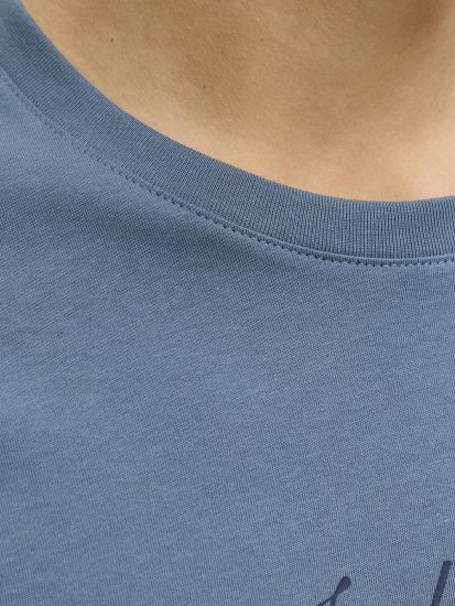 Jack & Jones Dover Denim O-Neck T-Shirt Grey - T-shirts - T-shirts Homem Tamanhos Grandes