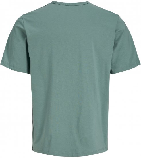 Jack & Jones College Logo Crew Neck T-Shirt Turquoise - T-shirts - T-shirts Homem Tamanhos Grandes