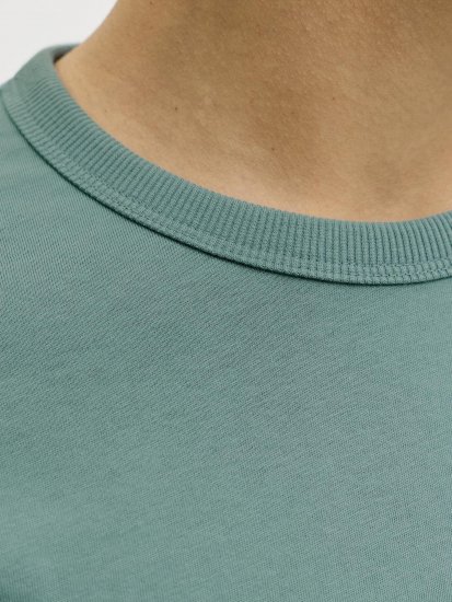 Jack & Jones College Logo Crew Neck T-Shirt Turquoise - T-shirts - T-shirts Homem Tamanhos Grandes