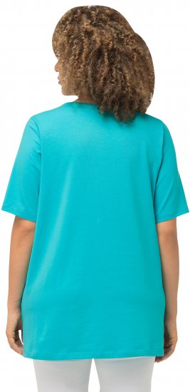 Ulla Popken Essential Round Neck Stretch Tee Black - T-shirts - 