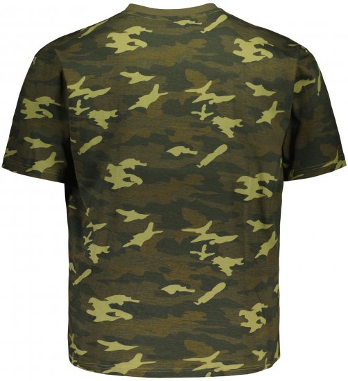 Big Bones X2175 Camo T-Shirt Green - T-shirts - T-shirts Homem Tamanhos Grandes