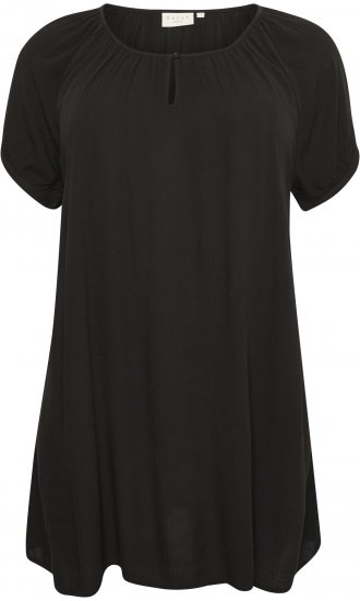 Kaffe Curve Ami Manga curta Túnica Preto profundo - T-shirts - 