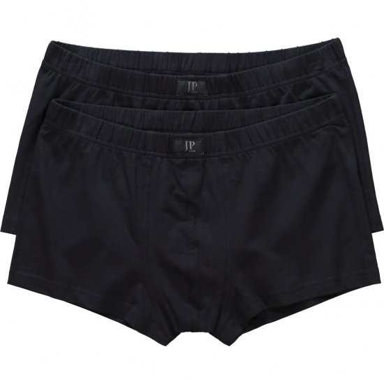 JP1880 Boxershorts OEKO-TEX 2-Pack Black - Roupa Interior & natação - Roupa interior Homem Tamanhos Grandes