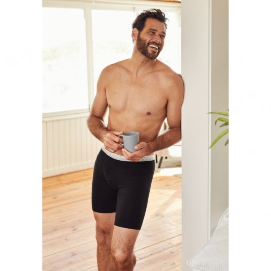 JP1880 Boxers Flexnamic OEKO-TEX Long Black - Roupa Interior & natação - Roupa interior Homem Tamanhos Grandes