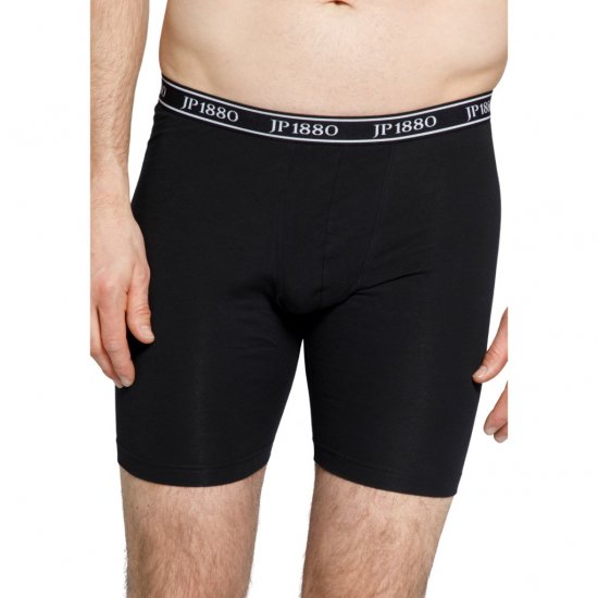JP1880 Boxers Flexnamic OEKO-TEX Long Black - Roupa Interior & natação - Roupa interior Homem Tamanhos Grandes