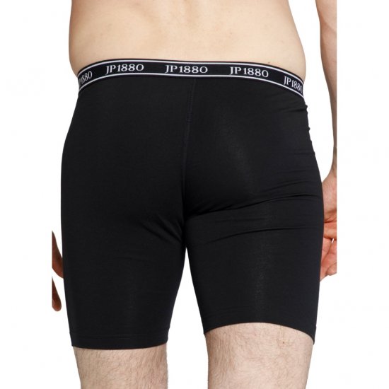 JP1880 Boxers Flexnamic OEKO-TEX Long Black - Roupa Interior & natação - Roupa interior Homem Tamanhos Grandes