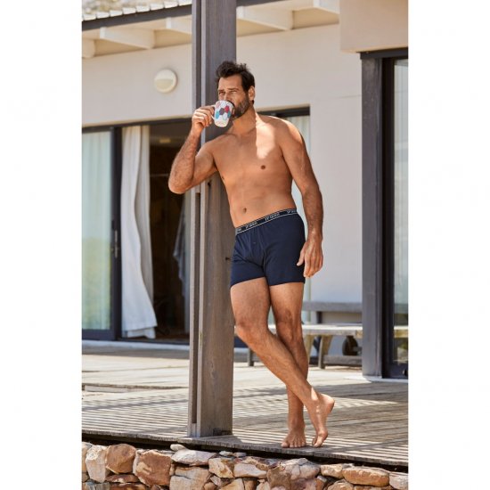 JP1880 Boxershorts FLEXNAMIC 2-Pack Blue - Roupa Interior & natação - Roupa interior Homem Tamanhos Grandes