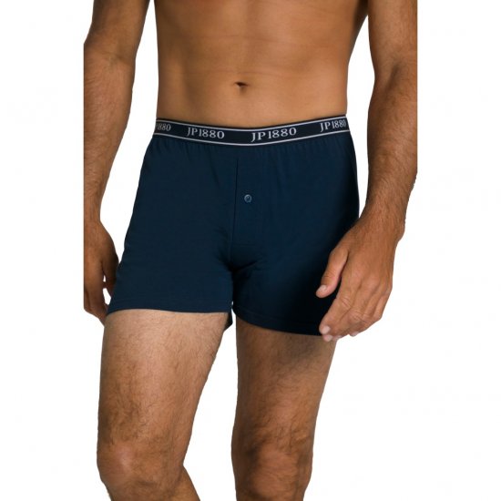 JP1880 Boxershorts FLEXNAMIC 2-Pack Blue - Roupa Interior & natação - Roupa interior Homem Tamanhos Grandes