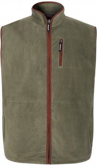 Espionage FL047 Microfleece Gilet Olive Green - Coletes - Coletes em tamanhos grandes