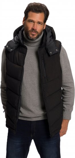JP1880 Quilted Gilet DownTouch Padding Black - Casacos - Casacos Homem Tamanhos Grandes