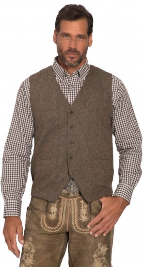 JP1880 Vest Tweed Wool Blend Traditional Light Brown - Roupa de festa - Roupa de festa – Para celebrar com estilo e conforto