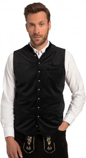 JP1880 Velvet Vest Traditional Black - Roupa de festa - Roupa de festa – Para celebrar com estilo e conforto