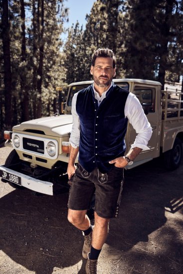 JP1880 Velvet Vest Traditional Blue - Roupa de festa - Roupa de festa – Para celebrar com estilo e conforto